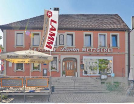 Hotel Gasthof Metzgerei Lamm - Benedikt Rueckel Geiselwind Exteriör bild